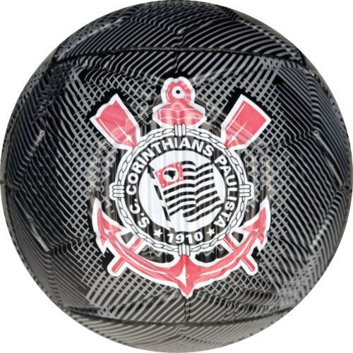 Bola Futebol PVC/PU Pro Nº5 Preta - Corinthians 